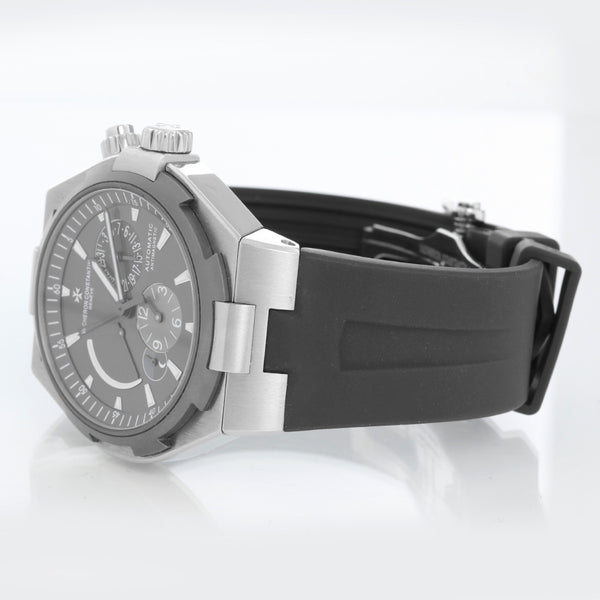 Vacheron Constantin Overseas Dual Time Silver Dial Mens Watch 47450