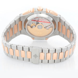 Patek Philippe Nautilus Men's Rose Gold & Steel Chronograph Watch 5980/1AR