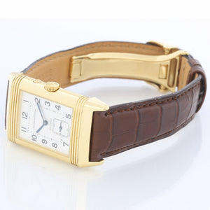 Jaeger - LeCoultre Day-Night Reverso 18k Yellow Gold Men's Watch (270154) 270.1.54