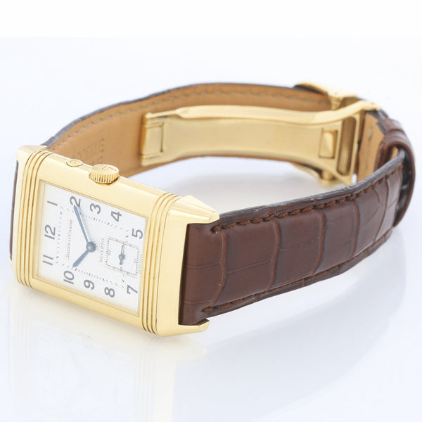 Jaeger - LeCoultre Day-Night Reverso 18k Yellow Gold Men's Watch (270154) 270.1.54