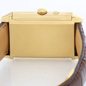 Jaeger - LeCoultre Day-Night Reverso 18k Yellow Gold Men's Watch (270154) 270.1.54