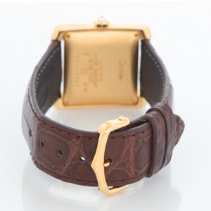 Cartier Tank Francaise 18k Yellow Gold Men's Watch WE1010R8 1840