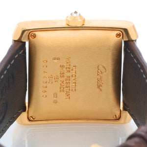 Cartier Tank Francaise 18k Yellow Gold Men's Watch WE1010R8 1840
