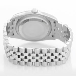 Rolex Datejust Men's Stainless Steel Watch Rhodium Dial 116234