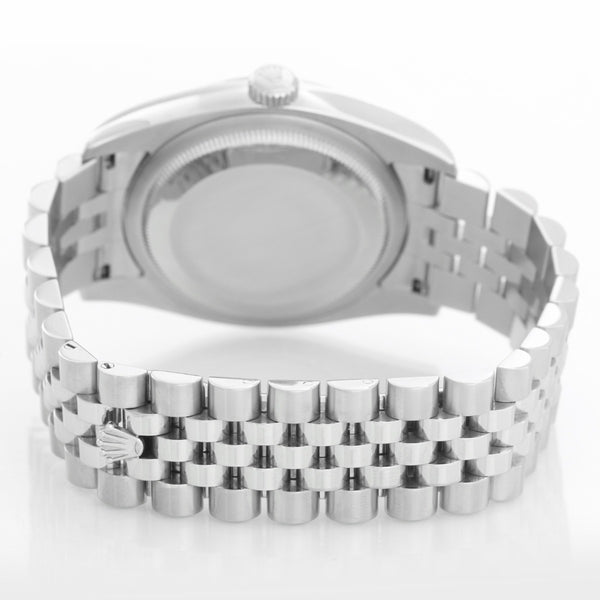 Rolex Datejust Men's Stainless Steel Watch Rhodium Dial 116234