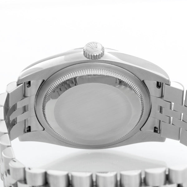 Rolex Datejust Men's Stainless Steel Watch Rhodium Dial 116234