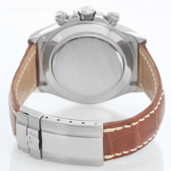 18k White Gold Rolex Daytona Men's Watch - Meteorite Dial 116519