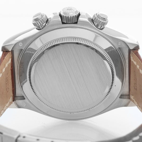 18k White Gold Rolex Daytona Men's Watch - Meteorite Dial 116519