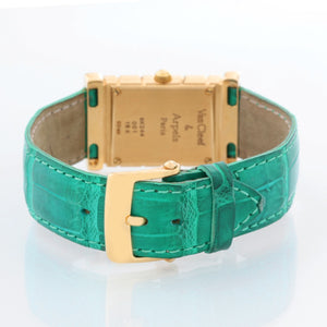 Van Cleef & Arpels Façade 18K Yellow Gold Vintage Watch