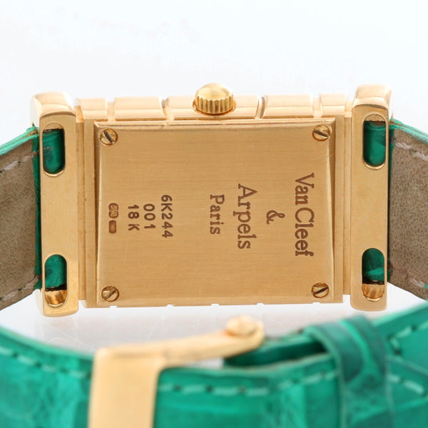 Van Cleef & Arpels Façade 18K Yellow Gold Vintage Watch