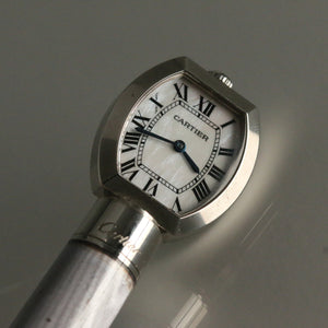 Louis Cartier “guilloche” Mother Of Pearl Ballpoint Pen