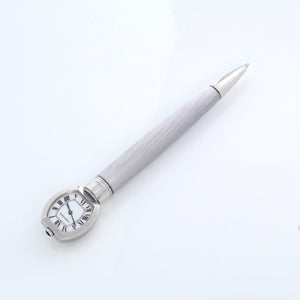Louis Cartier “guilloche” Mother Of Pearl Ballpoint Pen