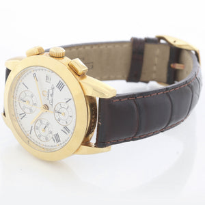 Omega Louis Brandt II Chronograph 18K Yellow Gold Watch