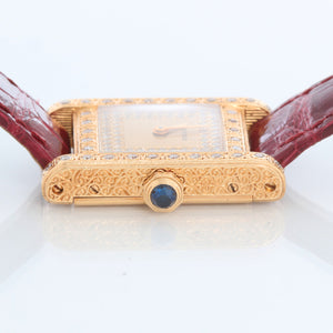 Very Rare Cartier Tank Normale 18K Yellow Gold Watch