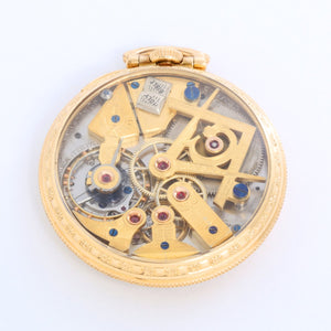 Dudley Yellow Gold Masonic Pocket Model 3  Watch