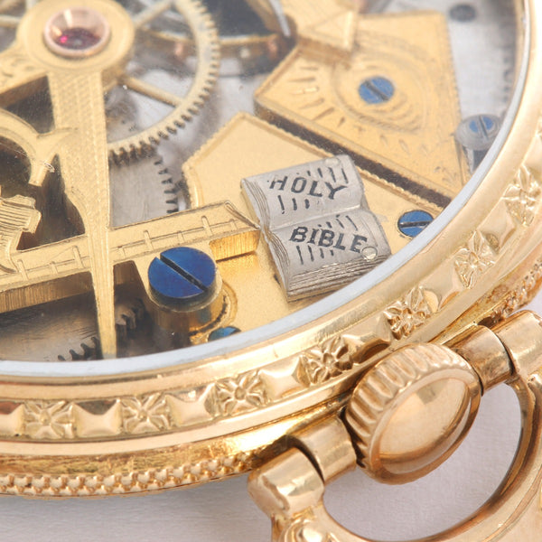 Dudley Yellow Gold Masonic Pocket Model 3  Watch