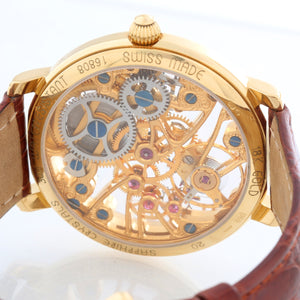 Maurice Lacroix Masterpiece Squelette 18K Yellow Gold Mens Watch