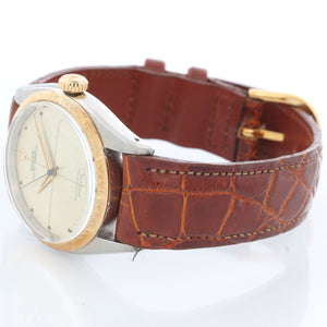 Rolex Oyster Perpetual Mens 2-Tone Watch Ref 6582 Zephyr