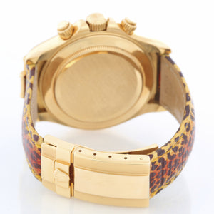 Men's Or Ladies Rolex Leopard Daytona Cosmograph Watch 116598 Saco