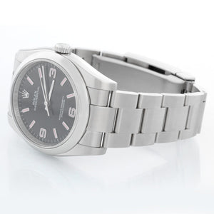 Rolex Oyster Perpetual No-Date Men's Steel Watch 116000 Black Dial