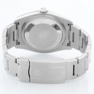 Rolex Oyster Perpetual No-Date Men's Steel Watch 116000 Black Dial