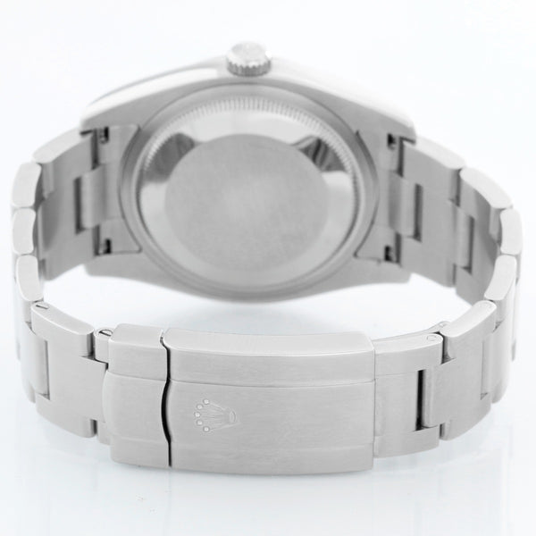 Rolex Oyster Perpetual No-Date Men's Steel Watch 116000 Black Dial