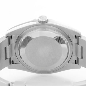 Rolex Oyster Perpetual No-Date Men's Steel Watch 116000 Black Dial