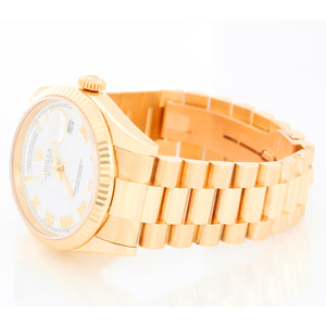 Rolex President Day-Date Men's 18k Yellow Gold Watch 118238