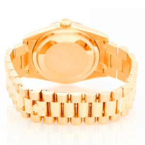 Rolex President Day-Date Men's 18k Yellow Gold Watch 118238