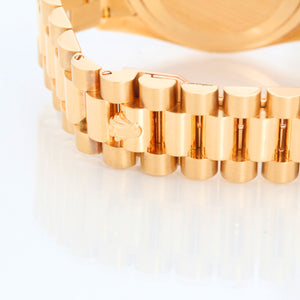 Rolex President Day-Date Men's 18k Yellow Gold Watch 118238