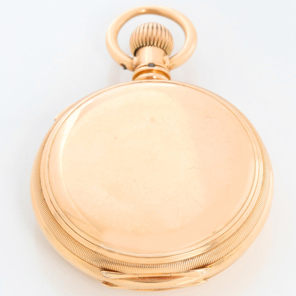 American Watch Co. Waltham 18K Yellow Gold Pocket Watch M1874