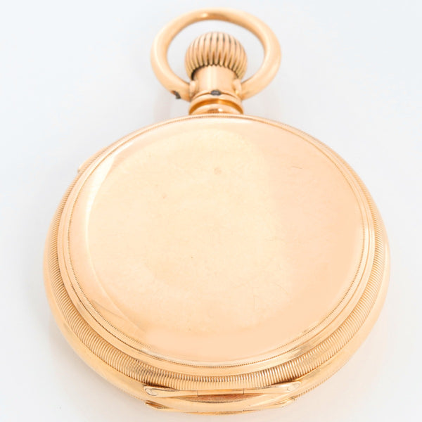American Watch Co. Waltham 18K Yellow Gold Pocket Watch M1874