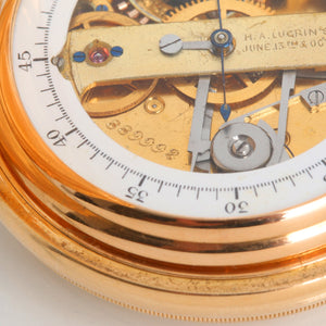 American Watch Co. Waltham 18K Yellow Gold Pocket Watch M1874
