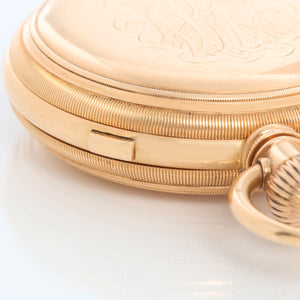 American Watch Co. Waltham 18K Yellow Gold Pocket Watch M1874