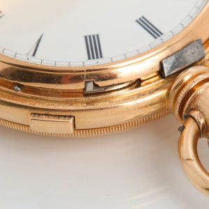 American Watch Co. Waltham 18K Yellow Gold Pocket Watch M1874