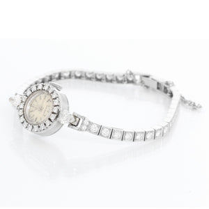 Vintage Patek Philippe 3267/1 Platinum & Diamond Ladies Cocktail Watch