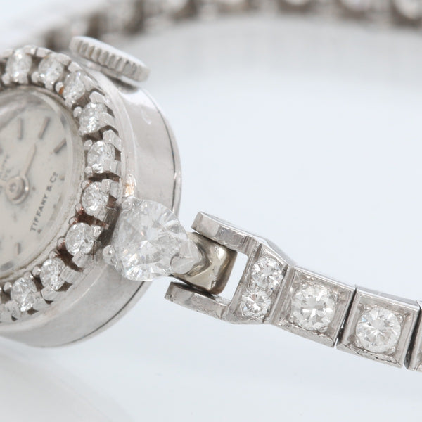 Vintage Patek Philippe 3267/1 Platinum & Diamond Ladies Cocktail Watch