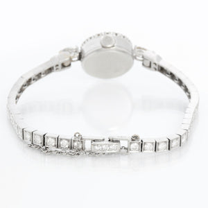 Vintage Patek Philippe 3267/1 Platinum & Diamond Ladies Cocktail Watch