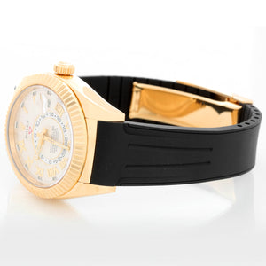 Rolex Sky-Dweller Men's 18k Yellow Gold Annual Calendar GMT Watch 326138