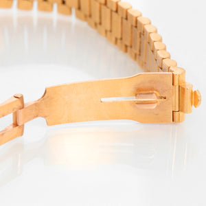 Ladies Rolex President 18k Gold & Diamond Tahitian Mother of Pearl Watch 69158