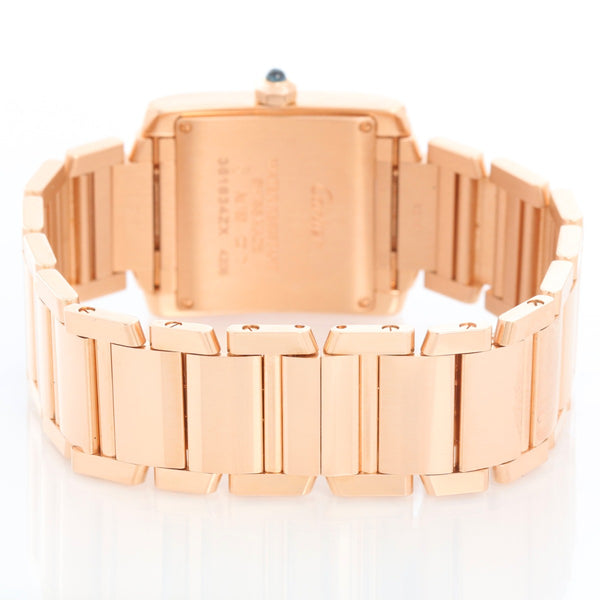 Cartier Tank Francaise Midsize 18k Rose Gold Watch WGTA0030