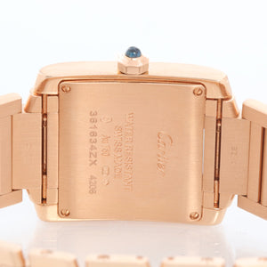 Cartier Tank Francaise Midsize 18k Rose Gold Watch WGTA0030