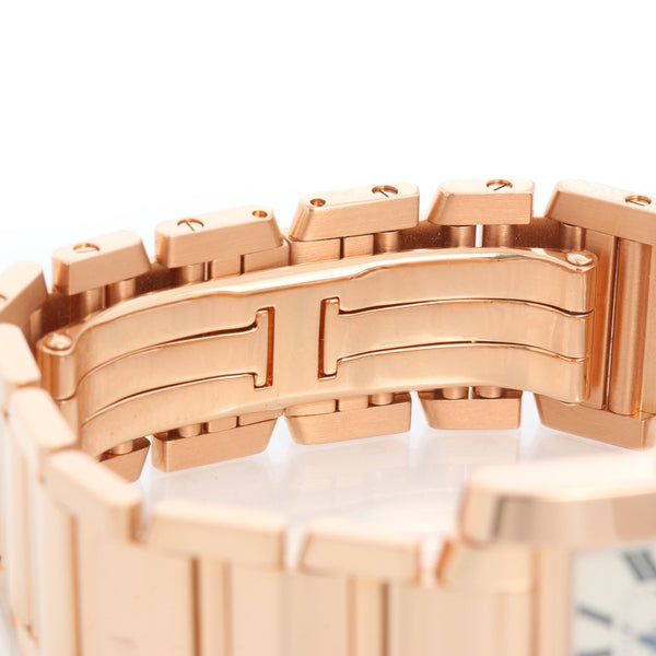 Cartier Tank Francaise Midsize 18k Rose Gold Watch WGTA0030