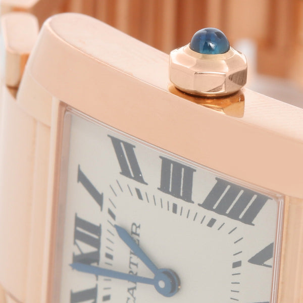 Cartier Tank Francaise Midsize 18k Rose Gold Watch WGTA0030