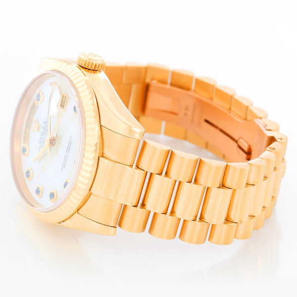 Rolex President Day-Date MOP Sapphire Dial 118238