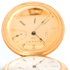 Waltham Presidential Presentation Model 1872 18K Yellow Gold Pocket Watch
