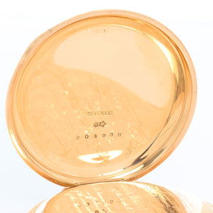 Waltham Presidential Presentation Model 1872 18K Yellow Gold Pocket Watch