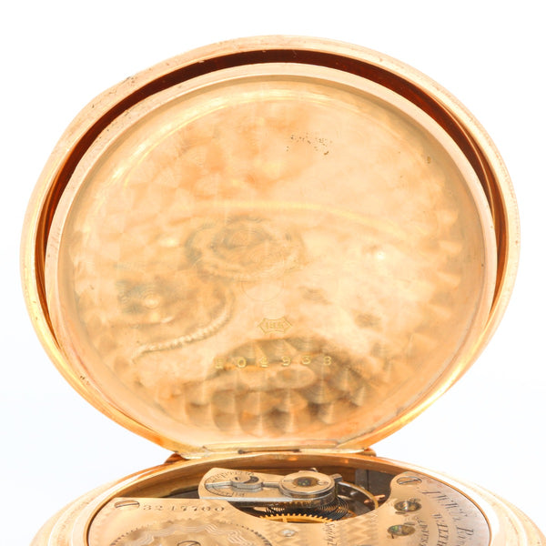 Waltham Presidential Presentation Model 1872 18K Yellow Gold Pocket Watch