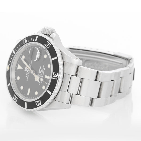 Rolex Submariner 168000 " Triple Zero " Stainless Steel Men's Watch