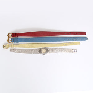 Vintage Rolex Orchid Chameleon 14K White Gold Ladies